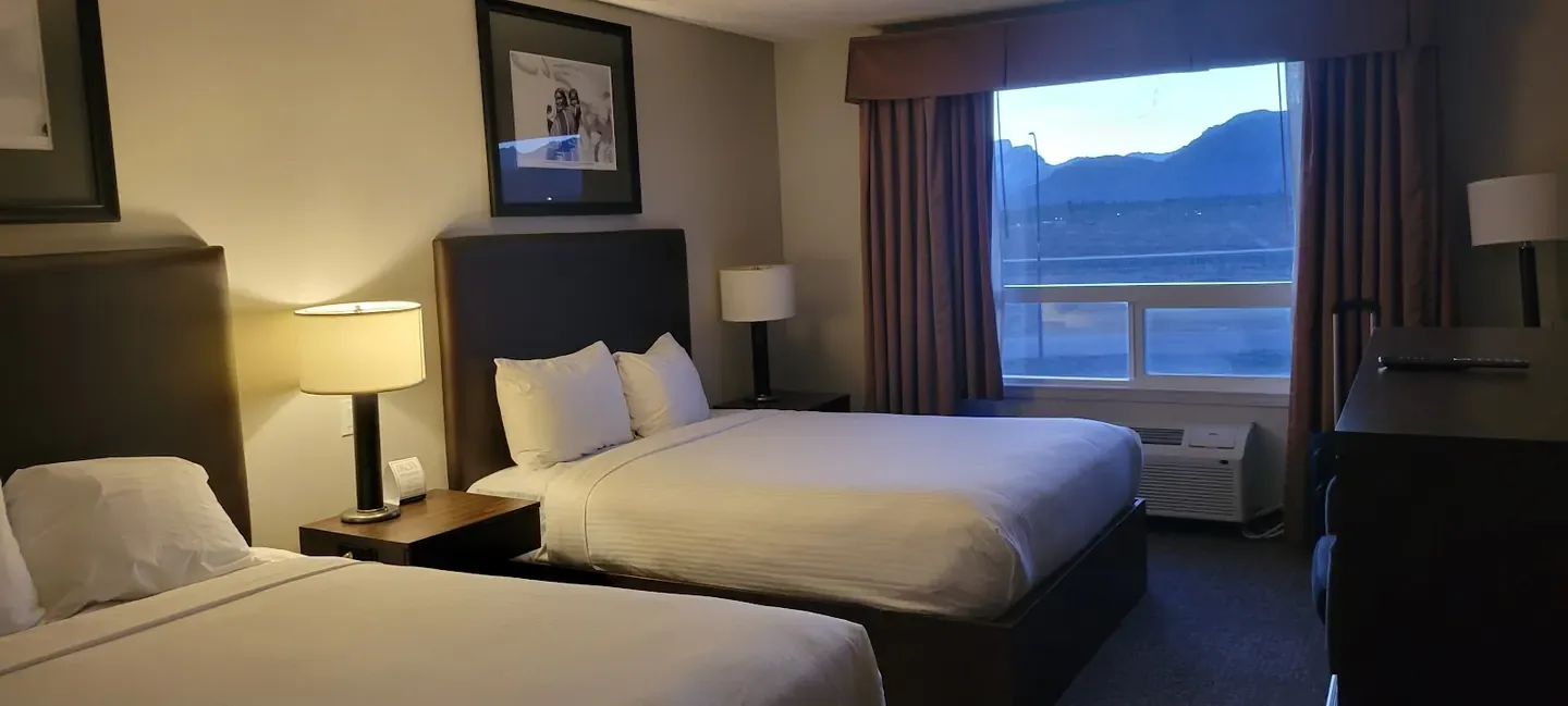 Mountain resort landscape in Kananaskis